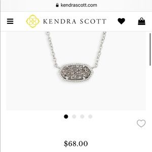 Kendra Scott Elisa Silver Pendant Necklace